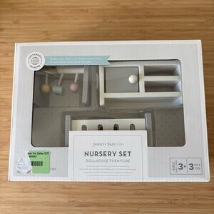 Pottery Barn Dollhouse Furniture Nursery Set